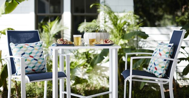 allen + roth Glass Dining Set | 15 Lowes Outdoor Furniture Picks Worth Splurging On