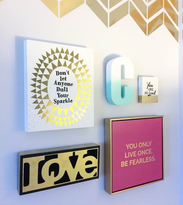 A Frame Wall | Teen Room Decor: Everything You Need For The Coolest Room Ever