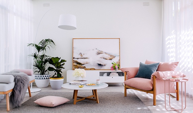 Feminine | Scandinavian Living Room Ideas For An Ultra-Chic Space