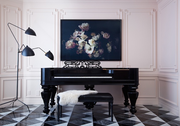 Make a statement | Artsy Living Room Design: Inspiring Ways To Display Art In Your Home