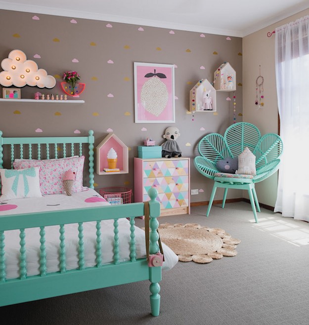 Teal and Pink | 12 Amazing Kids Bedrooms
