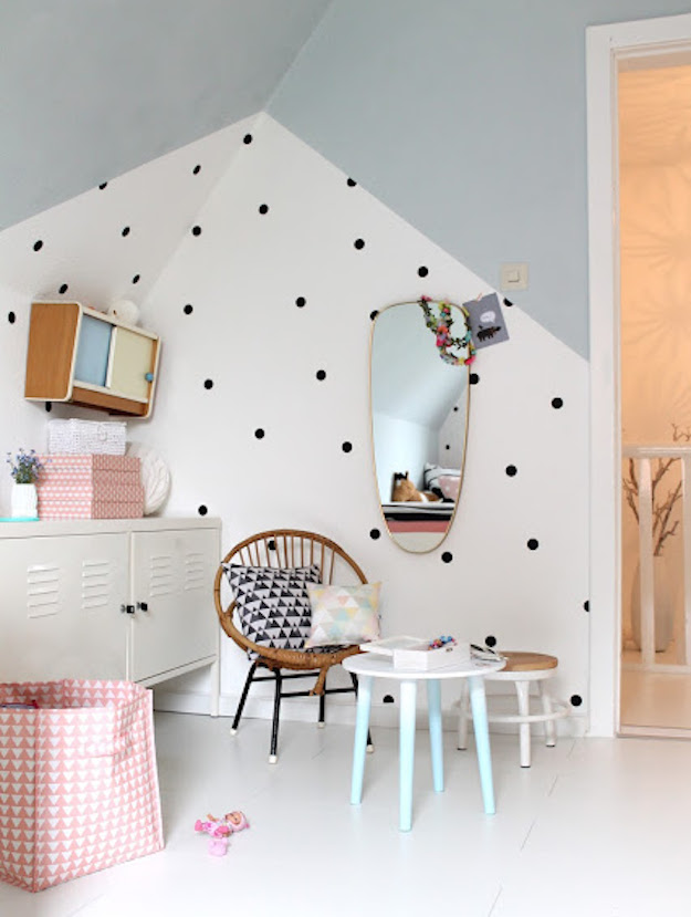 Polka Dots and Pastels | 12 Amazing Kids Bedrooms