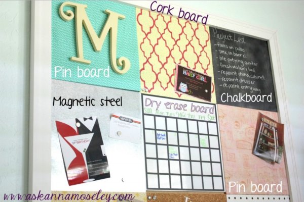 Message Board|Top 15 Easy DIY Home Decor Projects|See more at http://livingroomideas.com/top-15-easy-diy-home-decor-projects/
