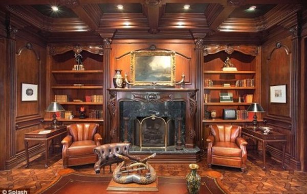 Michael Jackson|6 Most Famous Celebrity Fireplaces|See more at http://livingroomideas.com/6-famous-celebrity-fireplaces/