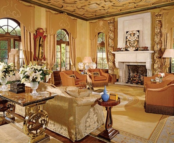 Lionel Richie|6 Most Famous Celebrity Fireplaces|See more at http://livingroomideas.com/6-famous-celebrity-fireplaces/