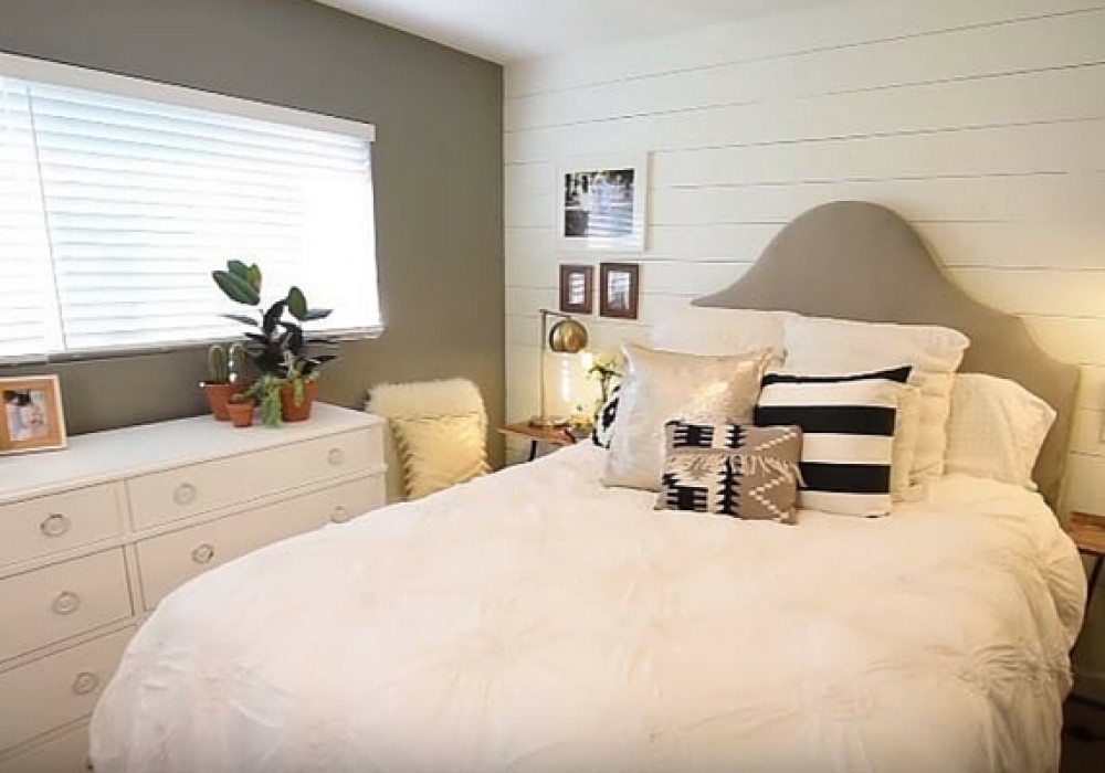 [Video] Bedroom Ideas: DIY White Shiplap Wall For A Fresher And Comfy Space