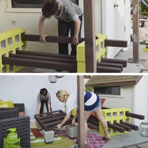  Step 3| Assemble |[Video] Outdoor Ideas: Turn your Backyard into a Party Haven with this DIY Wood Pallet Table