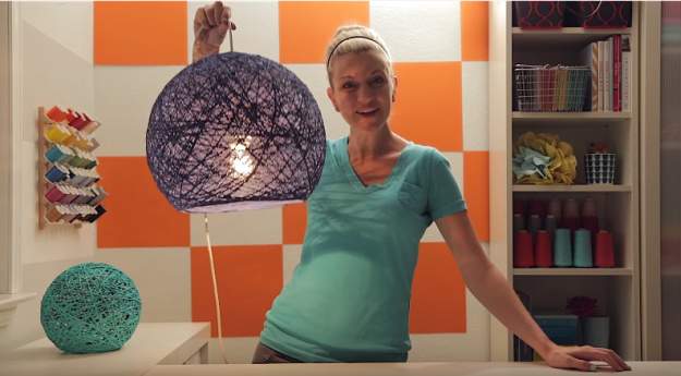 DIY Decorative Yarn Lantern | [Video] Living Room Decoration Ideas: Get Creative With These Brilliant DIY Decorative Lanterns Project