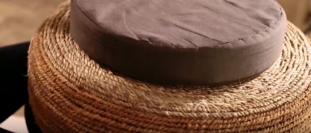  Finish your DIY by adding a piece of foam on it | [Video] Room Ideas: How To Re-Purpose Old Tire Into An Ottoman