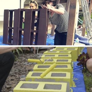  Step 2| Paint! Paint! Paint! | [Video] Outdoor Ideas: Turn your Backyard into a Party Haven with this DIY Wood Pallet Table.