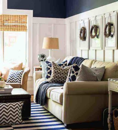 The Best Chic Blue and Brown Living Room Ideas