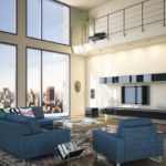 Large Windows | Stylish Loft Living Room Ideas