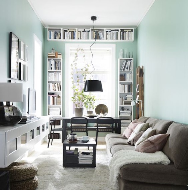 Cool Shades | 8 Subtle Color Schemes To Make Your Small Living Room Feel Bigger
