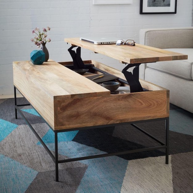 Tables with Storage | Living Room Ideas for Small Spaces: 5 Space-Saving Furniture