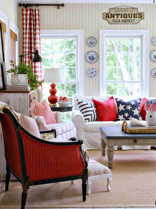 Stars and Stripes All Around | The Ultimate Guide To Decorating Your Home For 4th of July