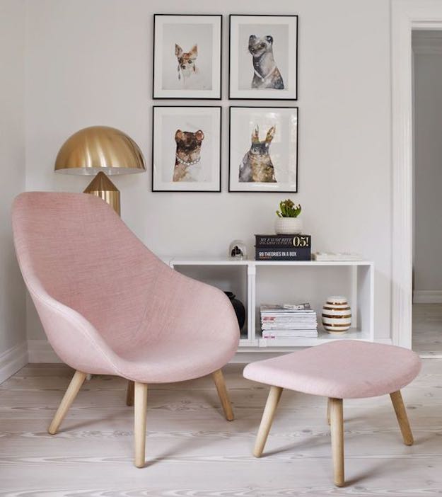 Modern Feminine | Living Room Chair Ideas: 10 Modern Seating Options