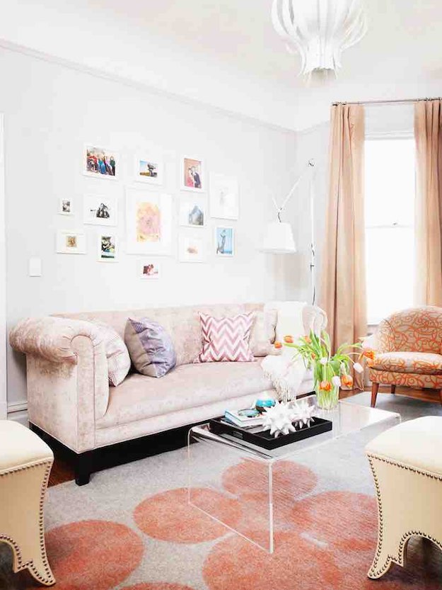 Get rid of clutter! | Small Living Room Ideas: Make The Most Of A Small Space