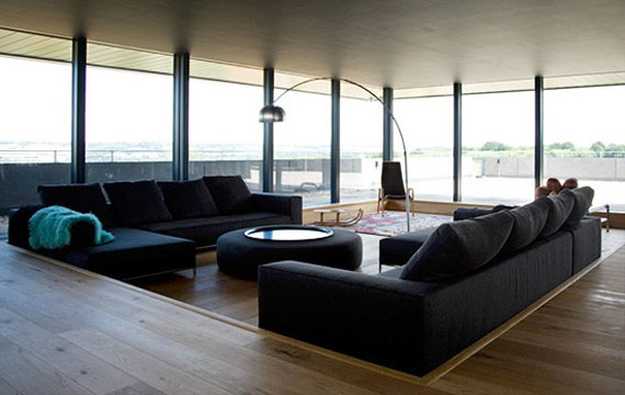 The Boardroom Lounge | 20 Brilliant Sunken Living Room Designs