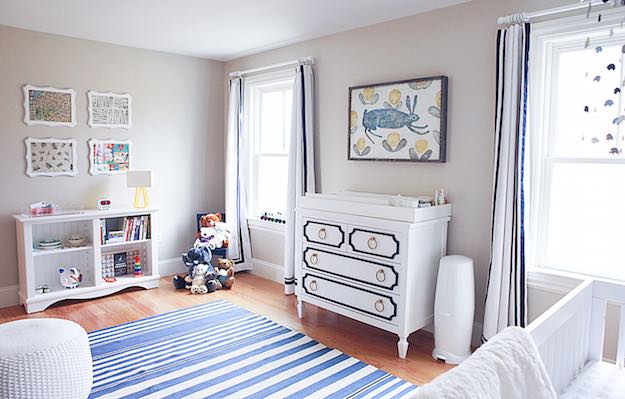 Modern Preppy | 21 Inspiring Baby Boy Room Ideas