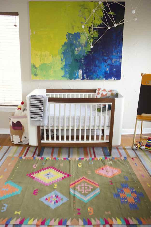Artsy Baby Room Themes | Baby Room Themes: 21 Ways To Design A Nursery | Living Room Ideas