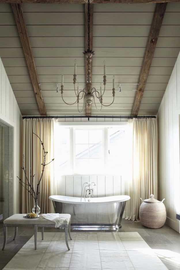 Subdued | 21 Stylish Bathroom Themes | Living Room Ideas