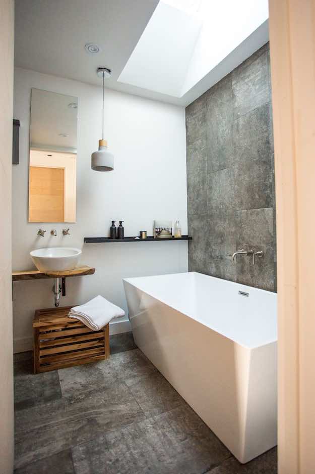 Industrial | 21 Stylish Bathroom Themes | Living Room Ideas