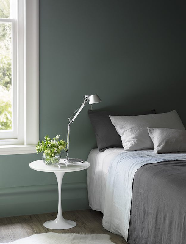 Grey-Green | Bedroom Color Schemes: 15 Fabulous Ways To Mix Colors