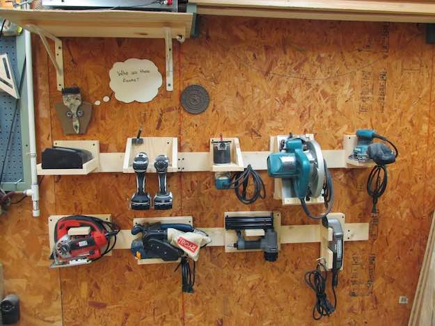Power Tool Garage Shelving | Garage Shelving Ideas To Clean Up Your Storage