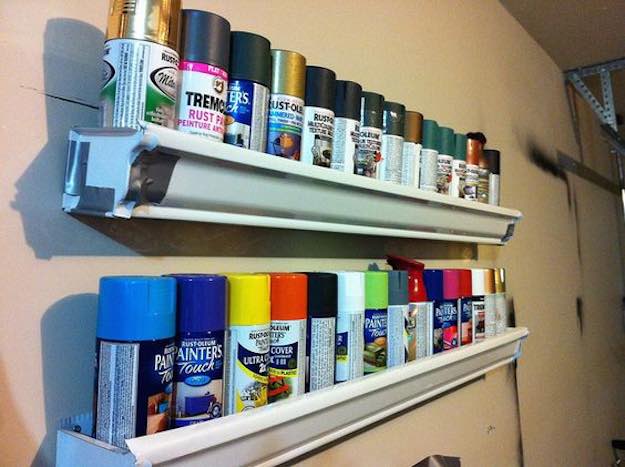 Paint Can Garage Shelving | Garage Shelving Ideas To Clean Up Your Storage