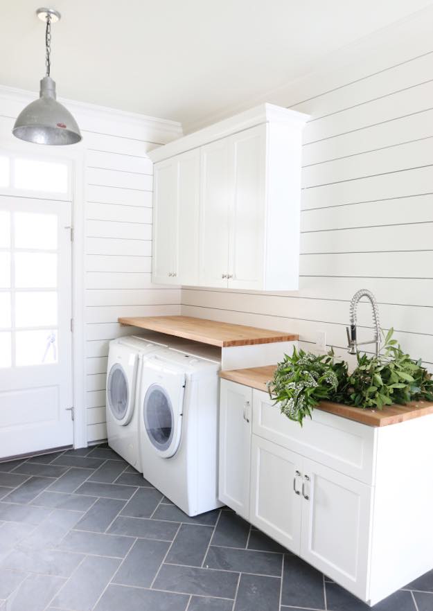 Nature-Inspired | Laundry Room Ideas: 21 Different Ways To Design Your Laundry Room