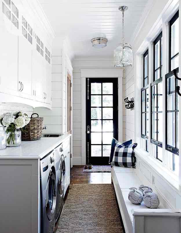 Coastal | Laundry Room Ideas: 21 Different Ways To Design Your Laundry Room