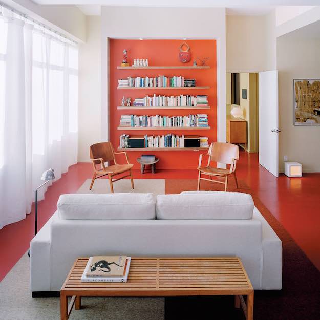 Bold Colors | Long Narrow Living Room Ideas That Won't Cramp Your Style