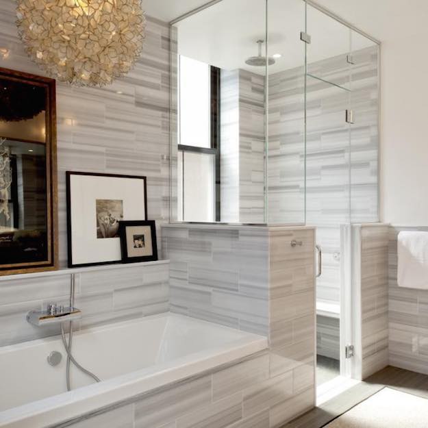 Textured Tiles | 23 Stunning Modern Bathroom Design Ideas
