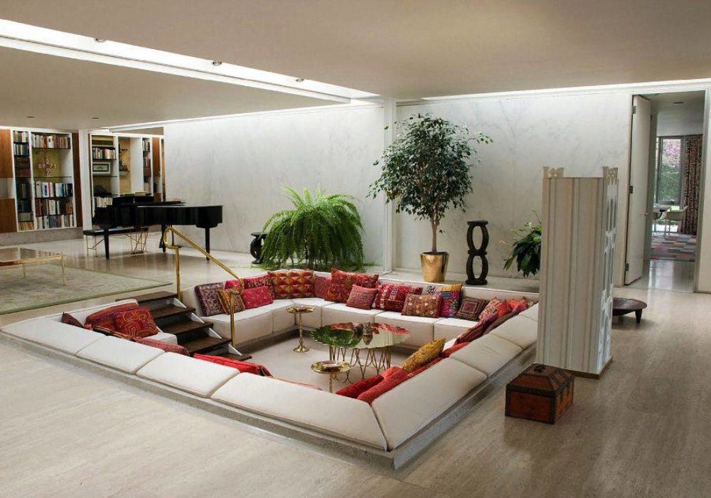 20 Brilliant Sunken Living Room Designs