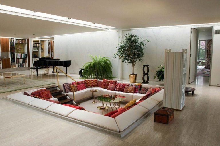 20 Brilliant Sunken Living Room Designs