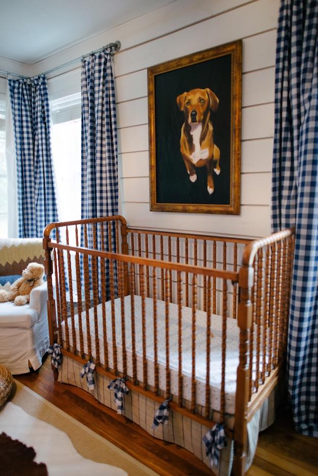 Gingham | 21 Inspiring Baby Boy Room Ideas