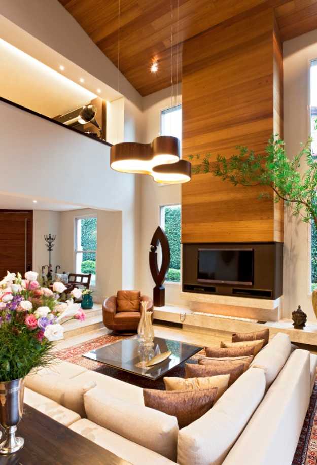 Vaulted | 20 Brilliant Sunken Living Room Designs