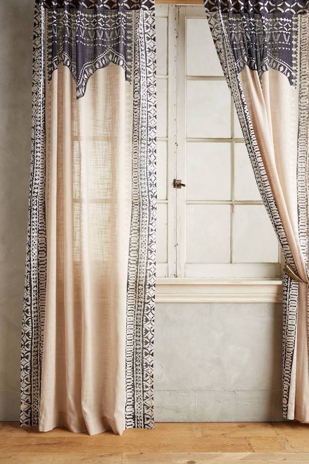 Boho Chic | Bedroom Curtain Ideas: 15 Ways To Decorate With Curtains
