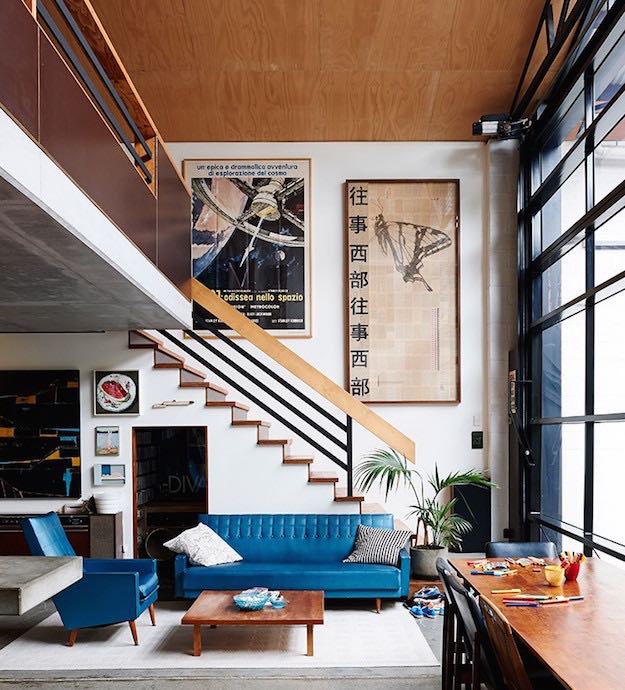 Mid-Century | Blue Living Room Ideas: 21 Ways To Use This Versatile Color
