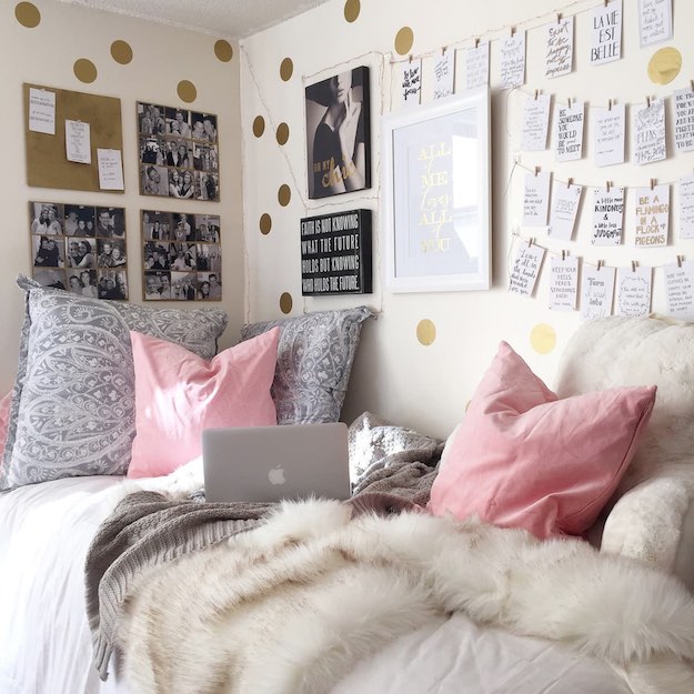 Throw Pillows | Dorm Room Checklist: Essential Items For Your College Room