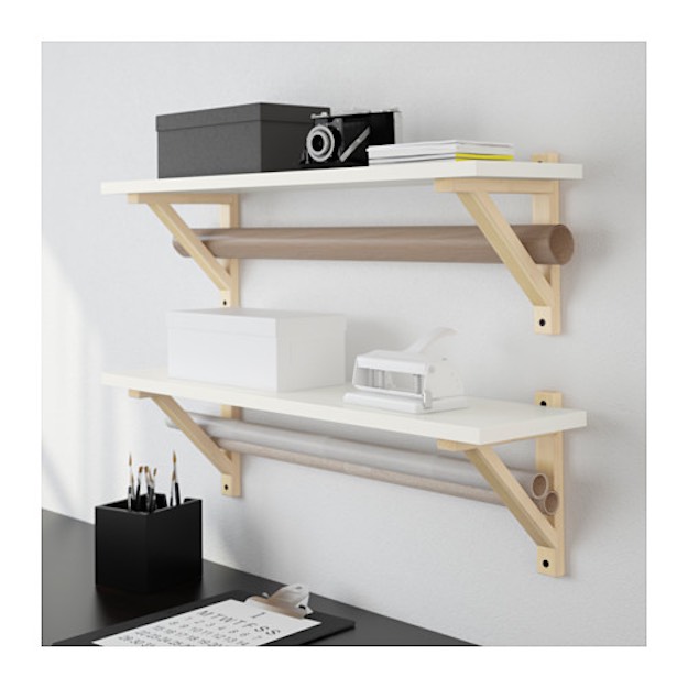 Ekby Osten / Ekby Valter Wall Shelf | 20 Amazing Ikea Bedroom Ideas Under $20 | Living Room Ideas