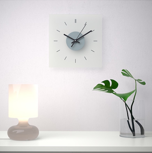 SKOJ Wall Clock | 20 Amazing Ikea Bedroom Ideas Under $20