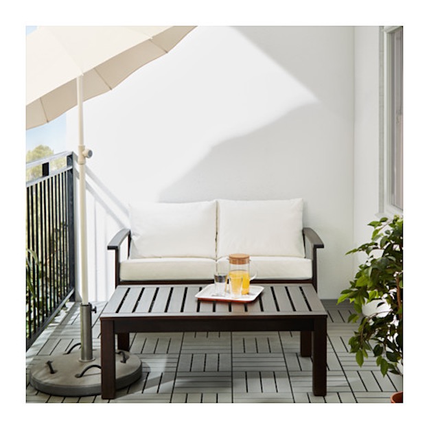 Kloven / Kungso Loveseat | 15 Affordable Ikea Patio Furniture And Decor