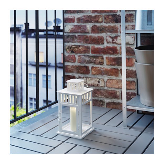 Borrby Lantern | 15 Affordable Ikea Patio Furniture And Decor