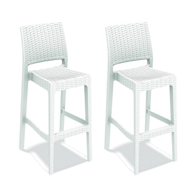 Stackable Patio Barstool Chairs | 15 Lowes Outdoor Furniture Picks Worth Splurging On