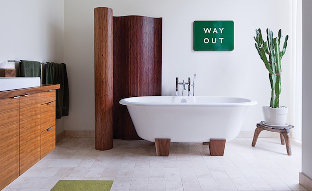 Bamboo | 21 Stunning Master Bathroom Ideas