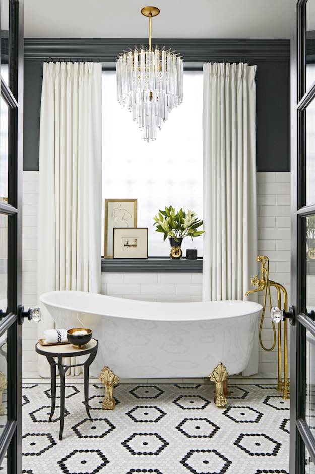 Glamorous | 21 Stunning Master Bathroom Ideas