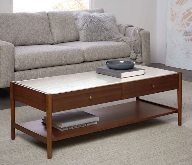 Storage Narrow Coffee Table | 15 Narrow Coffee Table Ideas For Small Spaces