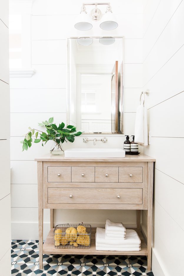 Use Mixed Storage | Small Bathroom Ideas: Simple Ways To Maximize Your Space