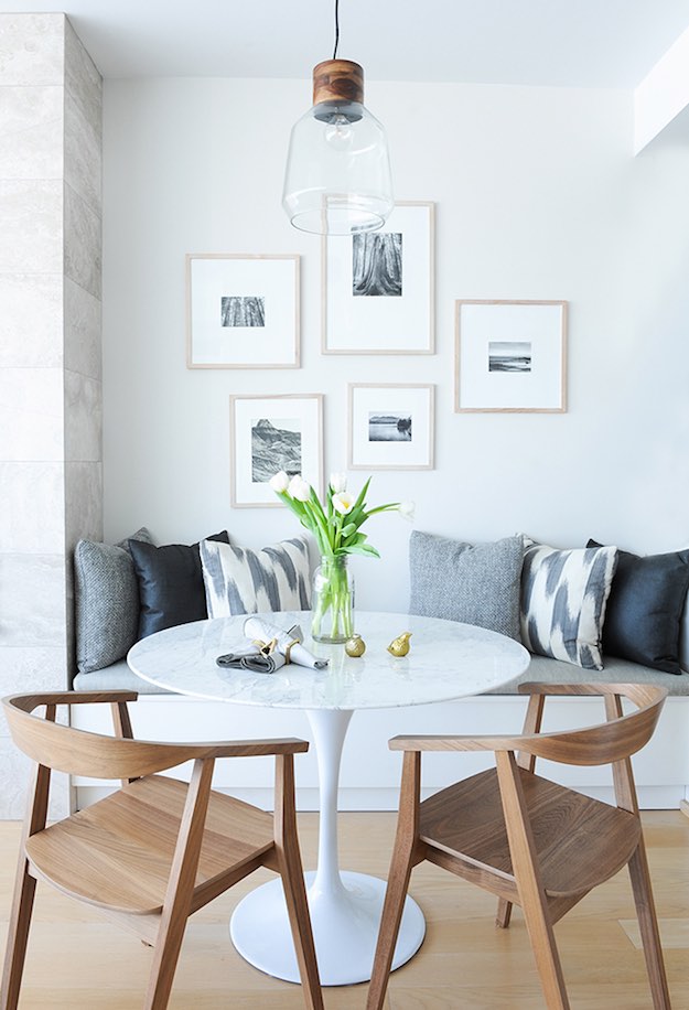 use the wall | Small Dining Room Ideas: 17 Clever Ways To Use Space